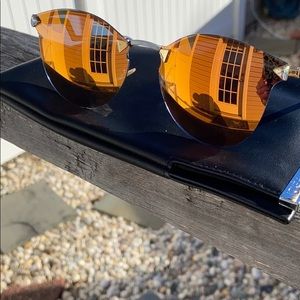 Fendi Irida sunglasses gold/orange